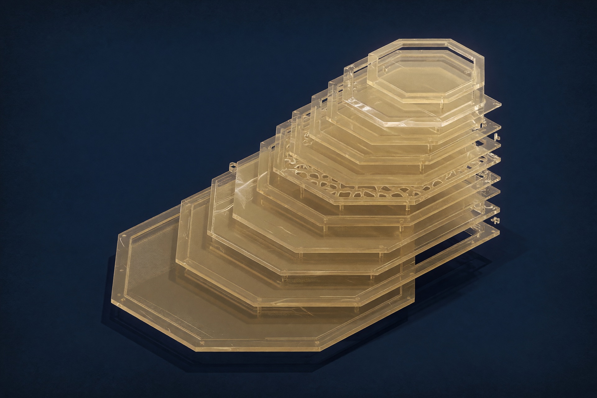 Detail of an additive manufacturing process and material.