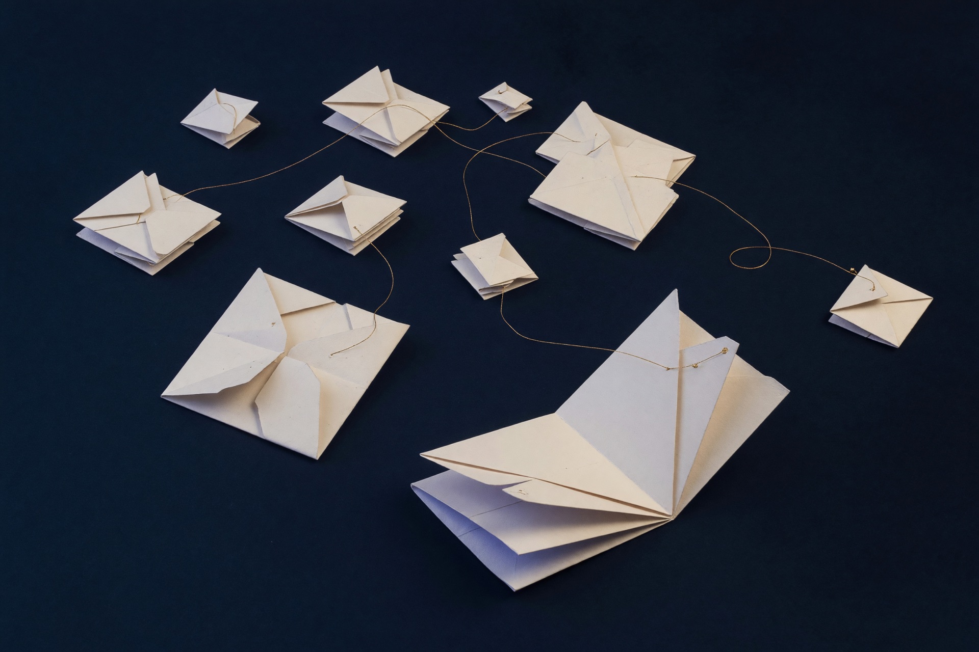Quiet detail evoking a printed page and modern publishing.